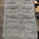 Dog Bed Crate Mat(24" X 19") 2 Pack, Soft Plush Dog Bed Pad Machine Washable Crate Pad, Grey