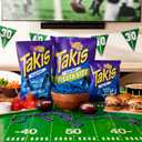 Takis Blue Heat Rolled Tortilla Chips, Hot Chili Pepper Flavored, Multipack Box with 14 Bags of 9.9 Ounces (EXP 05/25/26)