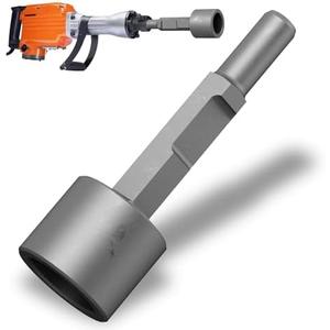Ground Rod Driver Hex Shank, Ground Rod Driver for Grounding Rod, Rotary Hammer Drill, Compatible with SDS-Hex Demolition Jack Hammer, 1-3/16" Hex Shank (HEX 50MM)