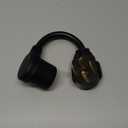 Eversimpleinc 3 Prong to 4 Prong Dryer Plug Adapter, Connects 3-Prong Old Dryer to 4 Prong New Dryer Receptacle, NEMA 14-30P to 10-30R 4-Prong Dryer Outlet Adapter, 30A 125/250V, STW 10AWG