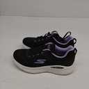 Skechers Women's Go Run Lite Shoes, 8.5, Black/Purple
