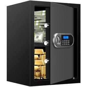 3.0 Cuft Large Safes for Home Use Fire and Water Proof, Anti-Theft Digital Security Safe Box With Programmable Keypad & Spare Keys, Home Safes Water and Fireproof for Documents Money Valuables