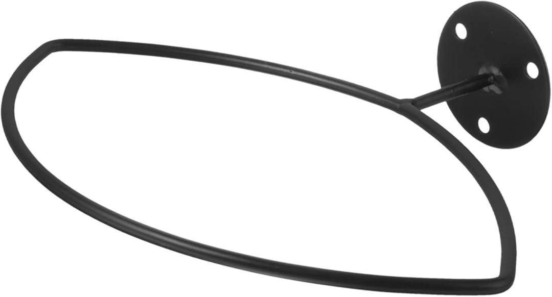 Mikikit Basketball Holder Wall Mount Rack Durable Football Rack for Organizing Sports Balls Easy Installation Space Saving for Home and Gym, Pack of 3