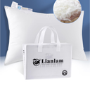 Luxury Canadian White Goose Down Pillow King - 1050+ Fill Power, Soft Down Pillows for Sleeping, Fluffy Pillow for Neck Pain Relief, Hotel Bed Pillows for Side Sleeper (1 Pack, 20"x36")