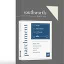 Southworth Parchment Specialty Paper, 8 1/2" x 11", 24 Lb, Ivory, Pack of 500