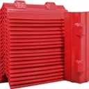 ENJ 20 Pack Red Flatbed Edge Protectors for Cargo Loads Corner Protectors Flatbed Used Together with Webbing to Protect Cargo (12")