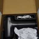 Massage Gun, Muscle Massage Gun for Athletes Handheld Electric Deep Tissue Back Massager, Percussion Massage Device for Pain Relief with 30 Speed Levels 9 Heads Black