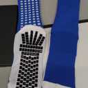 Lux Dual Grip Socks - Soccer Grip Socks for Men and Women. GripArray Performance & Comfort Large