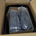 2 Pack 2.7 Gal Bathroom Trash Can with Lid, Automatic Trash Can Small Smart Garbage Can Touchless, Slim Motion Sensor Waterproof Plastic Trash Bins for Bedroom Office Kitchen Toilet Black