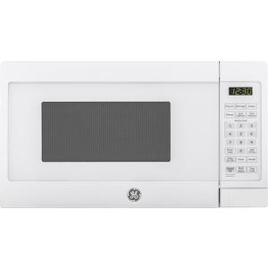 GE Countertop Microwave Oven, Compact 0.7 Cubic Ft., 700-watt Capacity, 6 Auto Cooking Settings, Child-Lock Technology, Kitchen Essentials for the Countertop, Dorm Room or Apartment, White