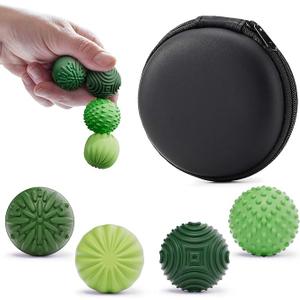 luckdoor Silicone Magnetic Balls Fidget Toys for Adults & Teens,4PCS Stress Relief Sensory Toys for Autism ADHD Anxiety,Fun Textures Gadgets,Office Desk Toy,Stocking Stuffers for Women Men Teen Gift Avocado Green