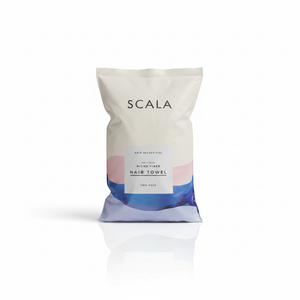 Liba 2-Pack Microfiber Hair Towel Wrap Rectangle Twist for Women 24 x 48 Inches