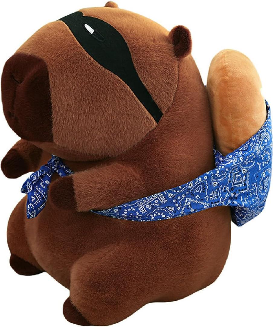 2 x 13.2" Kawaii Capibaras Peluches Ultra Soft Adorable Capybara Stuffed Animal Pillows, Huggable Capybara Plush Gift for Kids, Girls, Boys