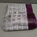 jinchan Linen Curtains for Living Room Aqua Blue Vertical Striped on White Curtains Ticking Stripe Pattern Light Filtering Modern Beachy Coastal Drapes for Bedroom Grommet 2 Panels 63 inches