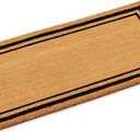 Kempf Black Border Coco Coir Doormat, 36" x 48", Non-Slip Backing, Heavy Duty Natural Fiber Front Door Welcome Entrance Mat, Low Clearance, Outdoor Indoor