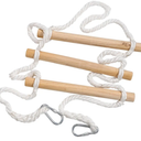 Dorm Bed Ladder Easy Install Rope Ladder for Bunk Bed Boys and Girls Accessory
