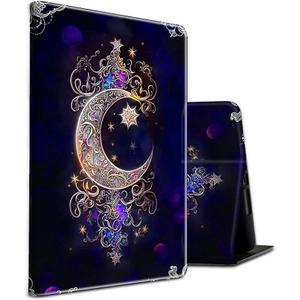 Case for Samsung Galaxy Tab A7 Lite 8.7 inch 2021 Model (SM-T220/T225/T227) Slim Shockproof Folding Stand Protective Cover with Auto Wake/Sleep for Samsung Tablet-Moon Star Galaxy Floral