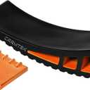 CARMTEK Camper Leveler Kit - Curved RV Levelers with Camper Wheel Chocks for Travel Trailers | Faster Camping Leveling Than RV Leveling Blocks (1 Pack)