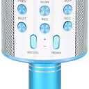 Kids Toys Age 5 6 7 8 9 10, Karaoke Microphone for Kids Popular Toys for Girl Boy Age 5-12 Birthday Gifts for Teen Girls Boys Age 5-12 Party Gift for Girl Boy Age 4-12 - Blue