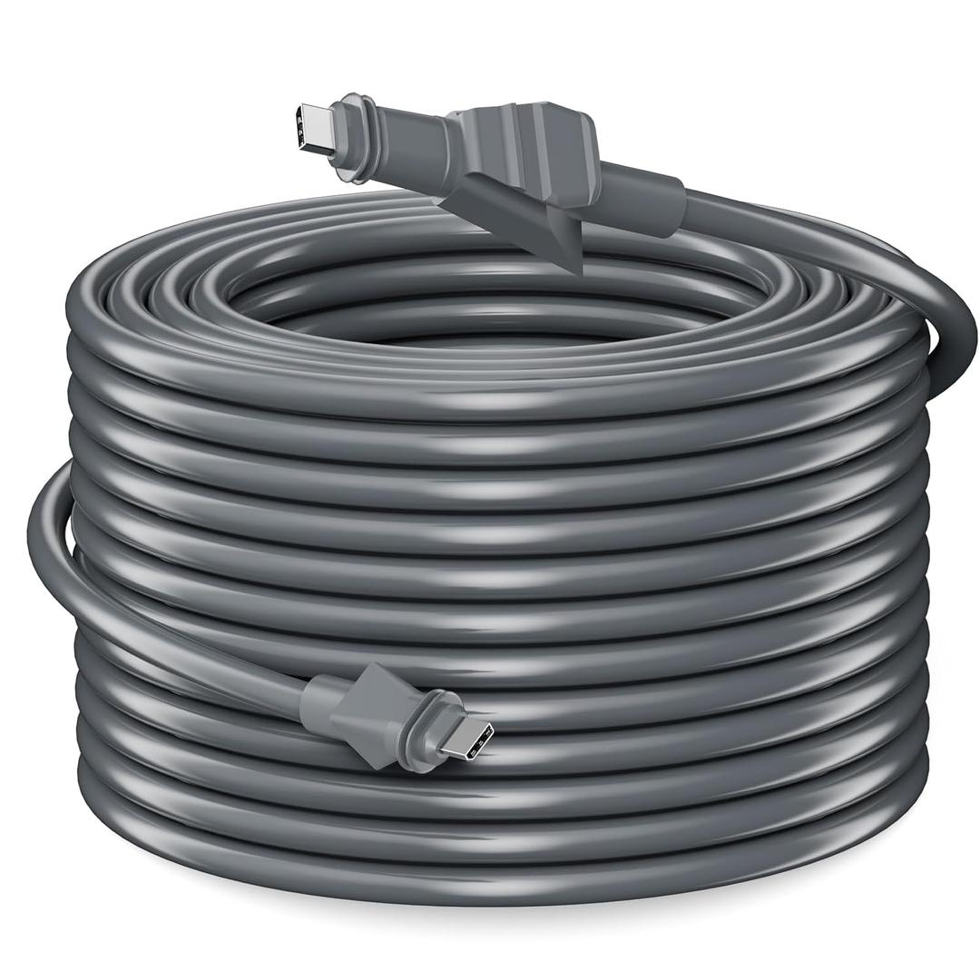 for Starlink Flat High Performance Cable 150FT/46M, Replacement linkoostar FHP Cable for Starlink Rectangular Waterproof Extension Flat High Performance Gen 2 Accessories