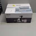 Jocuu Slow Masticating Juicer Machines with Soft Hard Modes Easy to Clean Quiet Motor & Reverse Function, Cold Press Juicer for Fruit & Vegetable, 90% Juice Yield, with Brush & Recipes (Grey) (Gray)