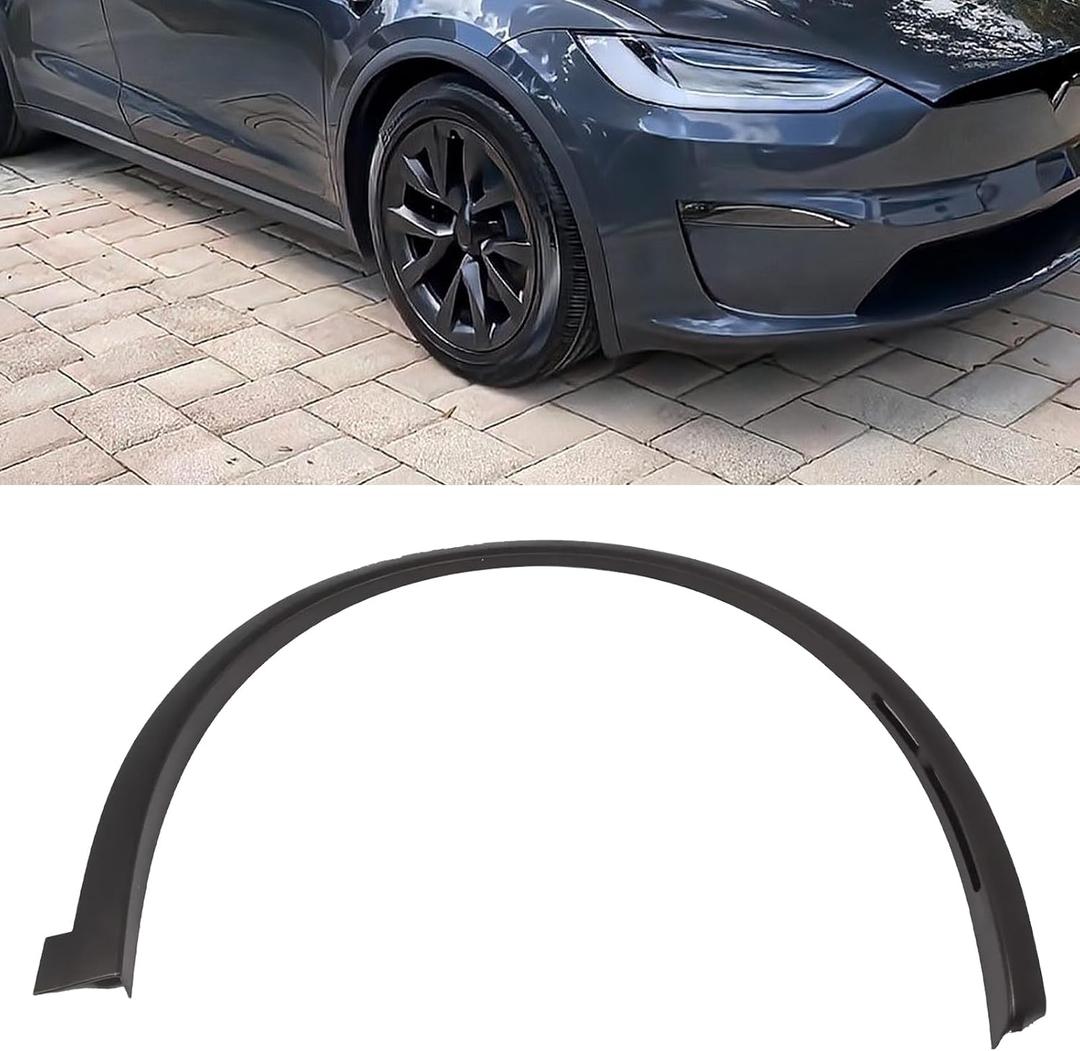 Front Right Fender Wheel Arch for Tesla Model X 2023-2024 Flare Fender Molding Trim
