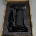 Electric Air Duster, 260000RPM Cordless Mini Air Blower with Brushless Motor- 3-Speed Adjustable, Rechargeable Compressed Air Dust for Keyboard, Computer & Outdoor Cleaning (Orange)