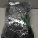4Pack Black Cocktail Tablecloth 32"x 43" Table Skirt Spandex Stretch Round Cocktail Table Cover with Wavy Drapes Fitted High Top Covers for Wedding Party Banquet