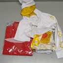 Girls Zombies Character Costume Set Kids Nova Zombies Outfits for Halloween Costumes (7-8Years, Yellow)