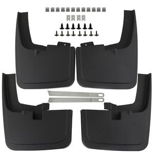 Custom Molded Mud Guards for OE Fender Flares; Front and Rear, F150, 2015-2020 