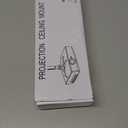 Universal Projector Ceiling or Wall Mount Black with Extendable Arms, Adjustable Height 16.9-25.6 inches Bracket, Low Profile Quick Release Projector Holder for Epson, Optoma, Benq, ViewSonic