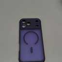 Thomo Magnetic for iPhone 17 Pro Max Case, [Compatible with Magsafe] [Full Camera Protection] Translucent Matte Military Grade Shockproof with Anti-Fingerprint Phone Cover 2025, Deep Purple