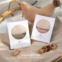 lulumoon Muslin Bassinet Sheets for Baby: Soft Bedside Sleeper Bassinet Fitted Sheets for Boys and Girls, Olive & Cream