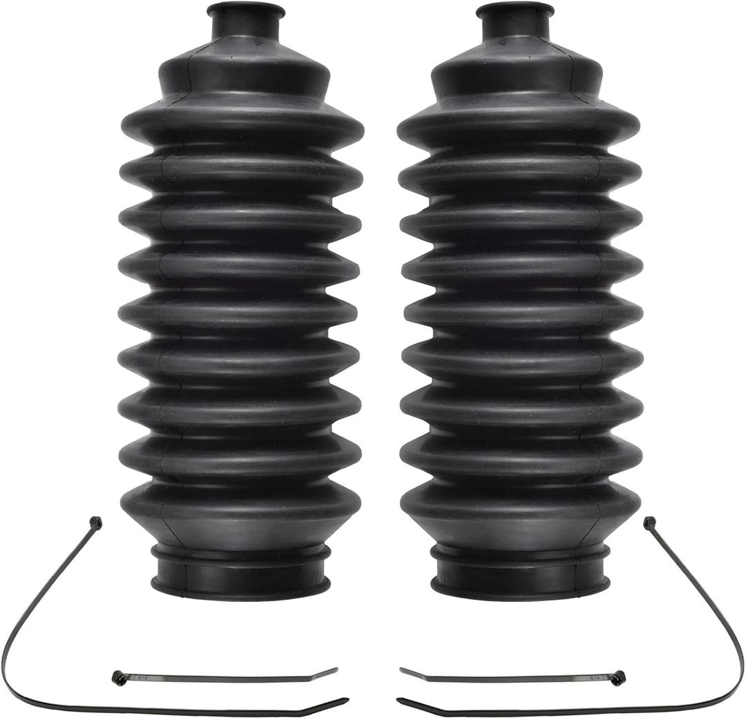 ASTARPRO - Steering Rack and Pinion Tie Rod Boots Replacement for Acura Integra Honda Civic CR-V Prelude Civic del Sol Isuzu Oasis 2pc