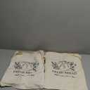 Bread Bags for Homemade Bread & Sourdough, 2 Pack Reusable Sourdough Bags, XL Natural Cotton Beeswax Bag, Fresh Keeping Extra Large Food Storage Cloth Bag for Gift Giving