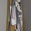 Regalo Safety 54 Extra Long Hideaway Bed Rail Guard for Toddlers, Toddler Bed Rail with Reinforced Anchor Safety System, 20 Tall Bed Safety Rail, Fits Twin, Full & Queen Beds