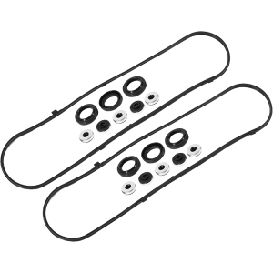 X AUTOHAUX VS50607R Valve Cover Gasket for Honda Odyssey 2005-2009 for Honda Accord 2006-2007 Rubber Black 2 Set