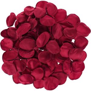 2 x 200Pcs Rose Petals Artificial Flowers for Valentines Day Wedding Bathroom Engagement Anniversary Home Decorations (Red)