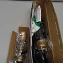 Round Hair Blow Dryer Brush - 1.2 Inch Ceramic Barrel Hair Dryer Brush for Short/Middle Hair, One Easy Step Drying, Volumizing, Straightening and Styling, Negative Ionic Dryer Brush (Black Champagne-gold)