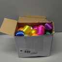 Syhood Christmas Satin Balls Christmas Silk Ball Ornaments Satin Silk Xmas Tree Hanging for Xmas Tree Decor Holiday Party Decorations (48 Pcs, Multicolor, 2.2 Inches)