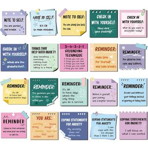 300 Pcs Mental Health Stickers Motivational Affirmation Stickers Mental Health Awareness Items Positive Waterproof Laptop Water Bottle Reminder Feelings Decor for Adult Employees(Vibrant Color)