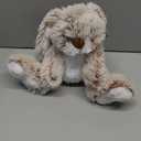 Melissa & Doug Burrow Bunny Stuffed Animal Plushie with Big Feet, Floppy Ears & Fluffy Tail, Adorable Pretend Play Toddler Toys for Girls & Boys 3+