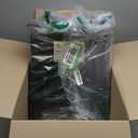 TURBRO Suburbs TS17 Compact Electric Fireplace Stove, 18 Freestanding Stove Heater with Realistic Flame - CSA Certified - Overheating Safety Protection - for Small Spaces - 1400W (Black)