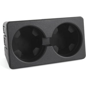 Cup Holder Compatible with Chevy Silverado Avalanche Sierra 2007-2013, Tahoe Suburban Yukon 2007-2014, Front Center Console Beverage Drink Insert Replace 19154712