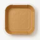 Air Fryer Paper Liners Square 100PCS  Non-Stick, Grease-Resistant, Food Grade Parchment Paper for Air Fryers, Ovens & Microwaves, Heat Resistant up to 450F