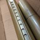 Extra Long Tension Curtain Rods 41-87 Inch, Gold, One-Click, Heavy Duty