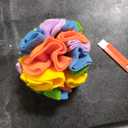 Snuffle Ball for Dogs, Designed for Small Breeds and Puppies, Interactive Dog Toys, Keeps Pets Busy with Storage Bag Machine Washable, Colorful, Small