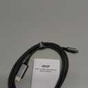 acer USB C to HDMI Cable for Home Office 6.6FT (4K@60Hz), Thunderbolt 4/3 Compatible, High-Speed Type C to HDMI 2.0 Braided Cord for MacBook Neo, iPhone 17/16 Pro/Max, iPad Pro, Galaxy S25, Surface