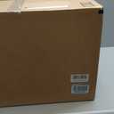 Mind Reader Slim Laundry Hamper with Lid, 60L Clothes Basket, Premium Wicker Design, Plastic, Navy