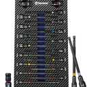 Facoow 6 Impact Nut Drivers Set Magnetic, 18pcs Color Coded SAE & Metric Impact Nut Drivers, Extra Long Nut Drivers for Impact Drills, Impact Sockets Adapters (1/2" & 3/8") Impact Wrenches